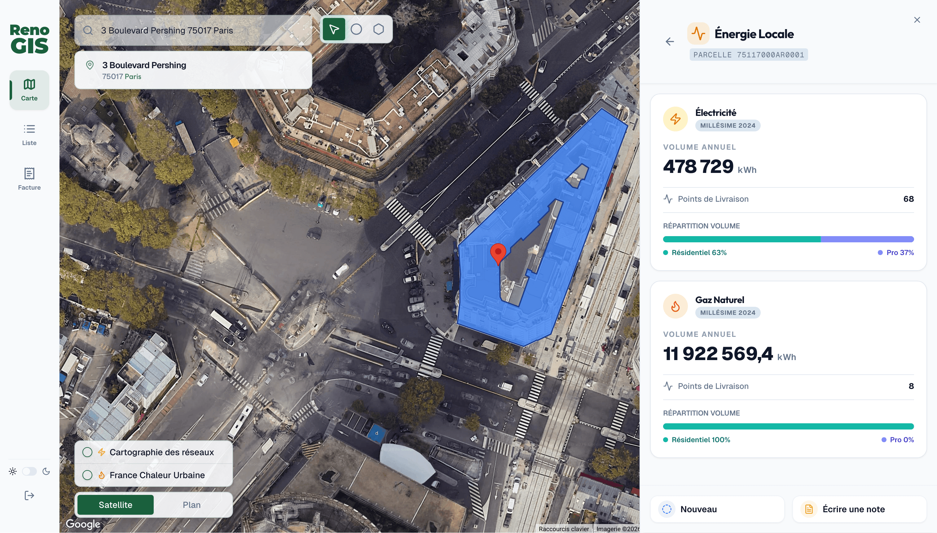 Viewer Consommations réelles — RenoGIS